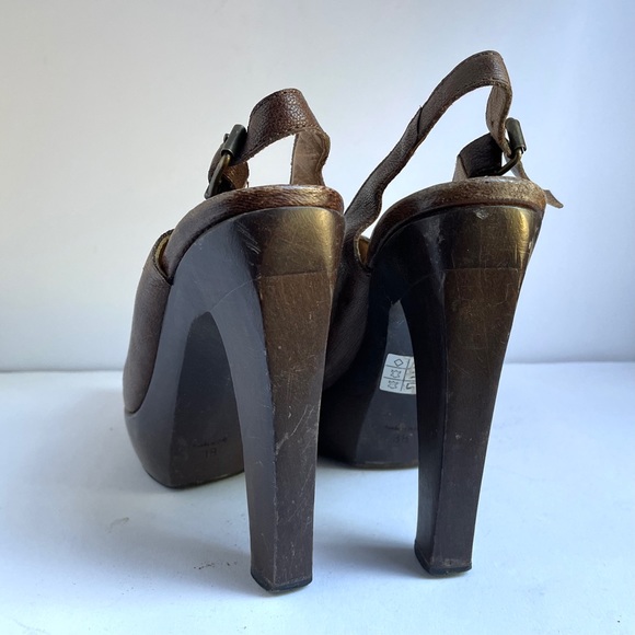 Marni Wood Platform Heels - Picture 8 of 15